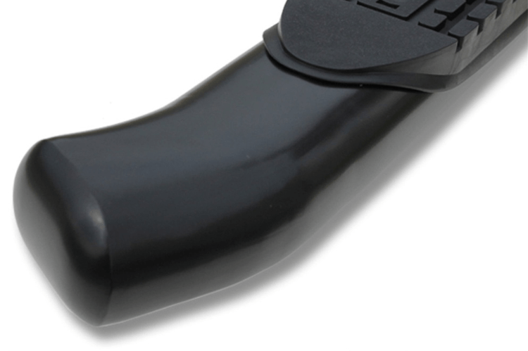 Raptor 1501-0722B 2020-2025 Chevy Silverado 2500/3500 4" Curved OE Style Oval Nerf Bars - Black E-Coated Steel