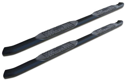 Raptor 1501-0722B GMC Sierra 2500HD/3500HD 2020-2025 4" Curved OE Style Oval Nerf Bars - Black E-Coated Steel