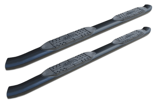 Raptor 1601-0422B GMC Sierra 2500/3500 2020-2023 5" Curved OE Style Oval Nerf Bars - Black E-Coated Steel