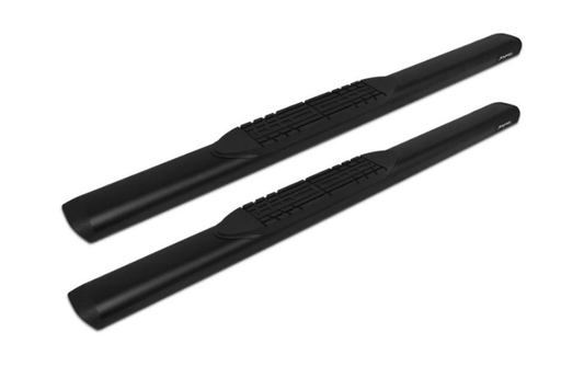 Raptor 2001-0041BT GMC Sierra 2500HD/3500HD 2020-2025 5” Oval Style Slide Track Running Boards - Black Textured Aluminum