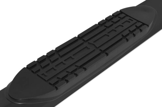 Raptor 2001-0041BT GMC Sierra 2500HD/3500HD 2020-2025 5” Oval Style Slide Track Running Boards - Black Textured Aluminum
