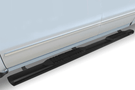 Raptor 2001-0041BT 2020-2025 Chevy Silverado 2500/3500 5" Oval Style Slide Track Running Boards - Black Textured Aluminum