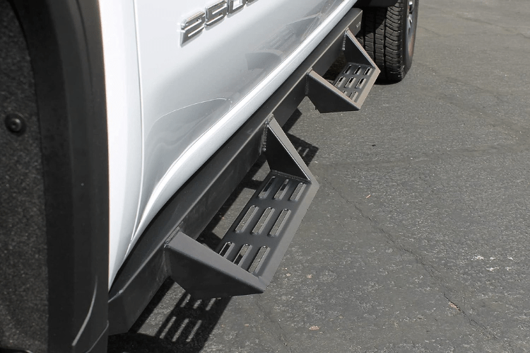 Magnum Raptor Series GTS26CH 2020-2025 GMC Sierra 2500/3500 RT Gen 2 Drop Steps - Black Textured Steel
