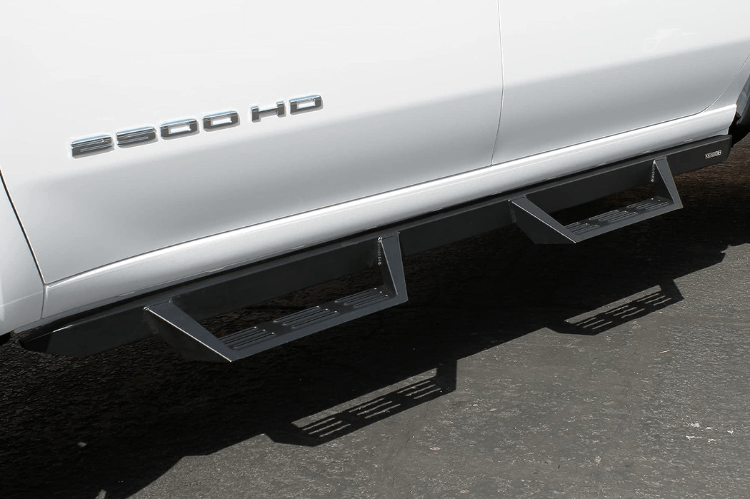 Magnum Raptor Series GTS26CH 2020-2025 GMC Sierra 2500/3500 RT Gen 2 Drop Steps - Black Textured Steel