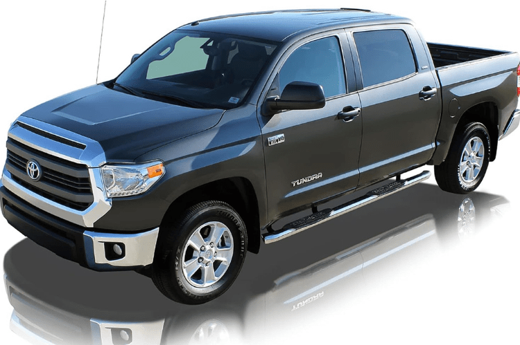 Raptor 1501-0019M GMC Sierra 2500HD/3500HD 1999-2019 4" Curved OE Style Oval Nerf Bars - Stainless Steel