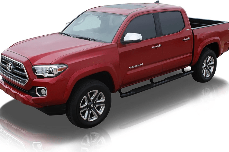 Raptor 1501-0020MB GMC Sierra 2500HD/3500HD 2015-2019 4" Curved OE Style Oval Nerf Bars - Black E-Coated Steel