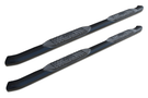 Raptor 1501-0604B GMC Sierra 2500HD/3500HD 2007-2019 4" Curved OE Style Oval Nerf Bars - Black E-Coated Steel