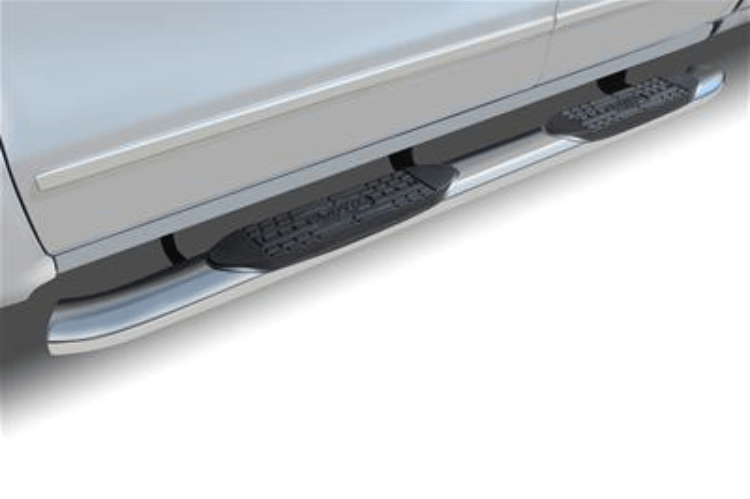 Raptor 1601-0087 GMC Sierra 2500HD/3500HD 1999-2019 5" Curved OE Style Oval Nerf Bars - Stainless Steel