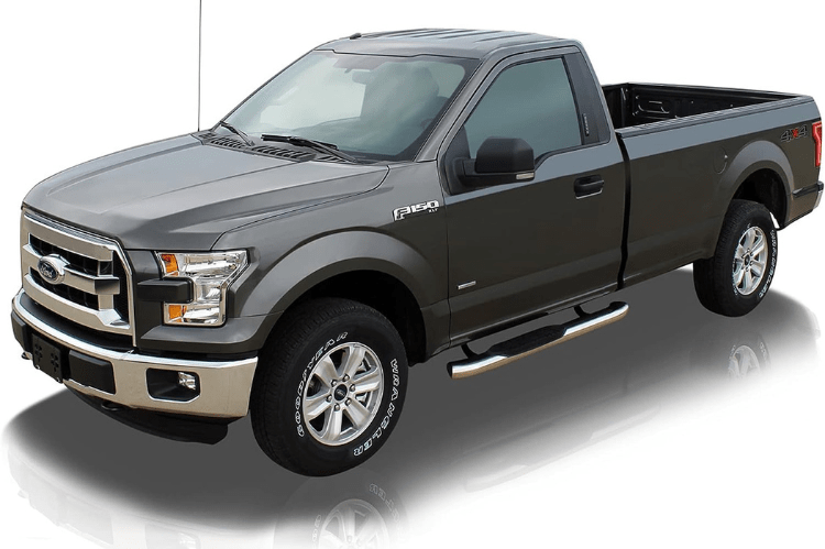 Raptor 1601-0087 GMC Sierra 2500HD/3500HD 1999-2019 5" Curved OE Style Oval Nerf Bars - Stainless Steel