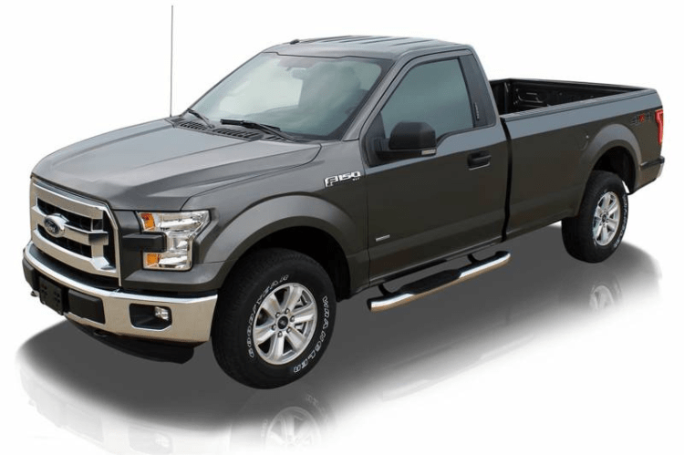 Raptor 1601-0324 GMC Sierra 2500HD/3500HD 2007-2019 5" Curved OE Style Oval Nerf Bars - Stainless Steel