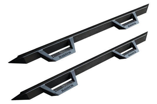 Magnum Raptor Series RTS16CH GMC Sierra 2500HD/3500HD 2007-2019 RT Drop Steps - Black Textured Steel