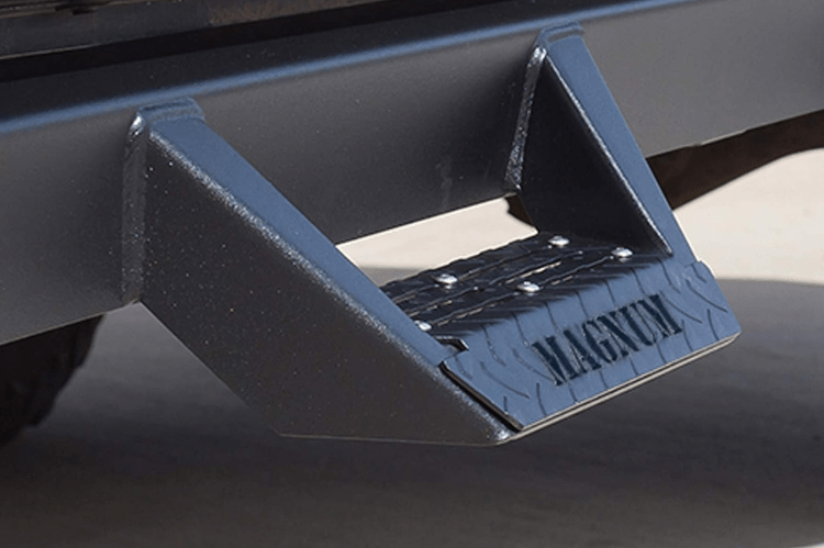 Magnum Raptor Series RTS16CH GMC Sierra 2500HD/3500HD 2007-2019 RT Drop Steps - Black Textured Steel