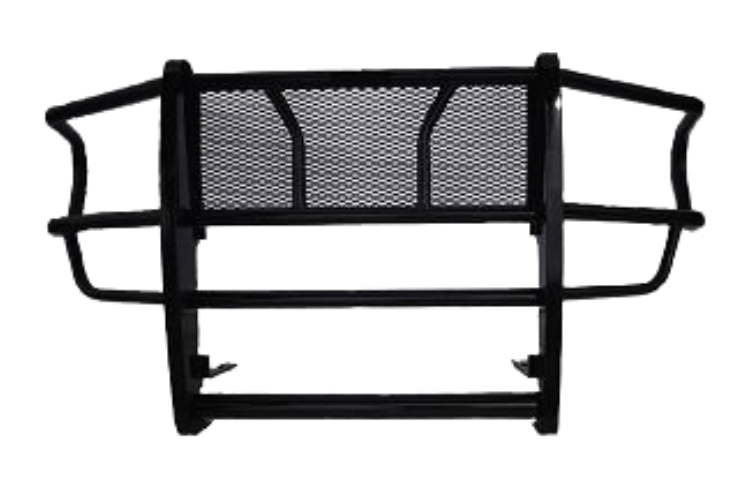 Heavy duty grille guard for Ford F-250/F-350 2017–2021 with truck front bumper guard.