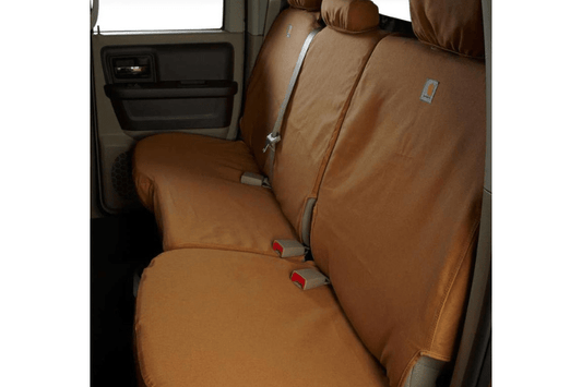 Covercraft SSC8375CABN GMC Sierra 2500HD/3500HD 2007-2014 Carhartt SeatSaver Custom Rear Seat Covers Brown