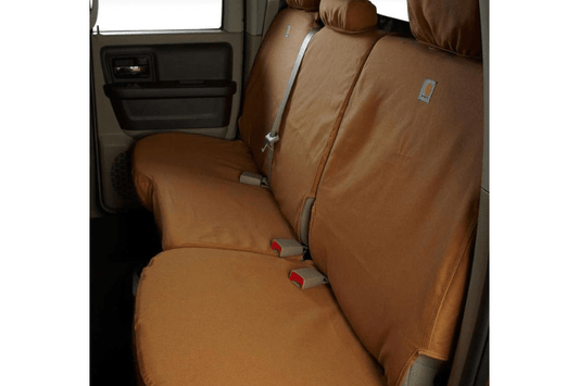 Covercraft SSC8489CABN GMC Sierra 2500HD/3500HD 2021-2022 Carhartt SeatSaver Custom Rear Seat Covers Brown
