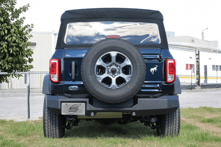 Steelcraft Fortis rear bumper for Ford Bronco with durable steelcraft design