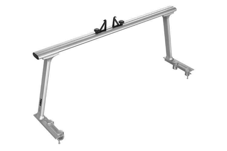 Thule 27000XT Chevy Silverado 2500HD/3500HD 1999-2021 TracRac TracONE Bed Rack Silver