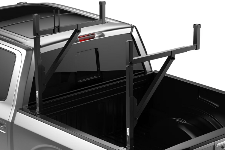 Square Chevy Ladder Rack Thule 14750 Chevy Silverado 2500HD/3500HD 2022 TracRac Contractor Stee ...