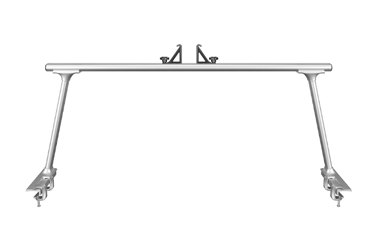 Thule 27000XT GMC Sierra 2500HD/3500HD 1999-2021 TracRac TracONE Bed Rack Silver