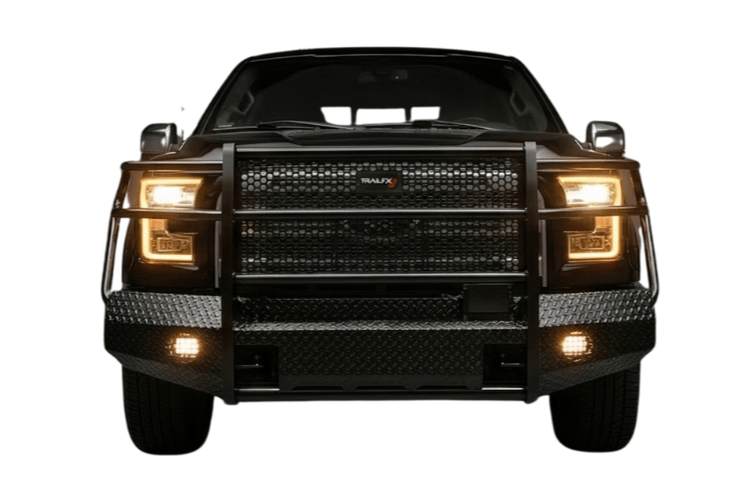 Front view of TrailFX front bumper FX3027 for 2018–2020 Ford F150