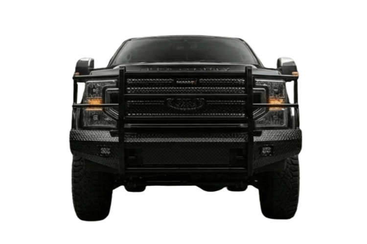 Front view of TrailFX front bumper FX3023 for 2017–2022 Ford F250/F350 Super Duty