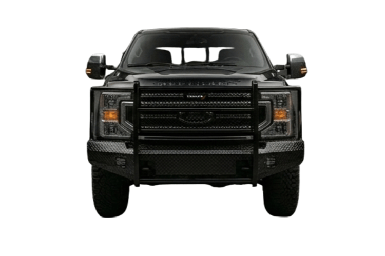 Front view of TrailFX front bumper FX3023 for 2017–2022 Ford F250/F350 Super Duty