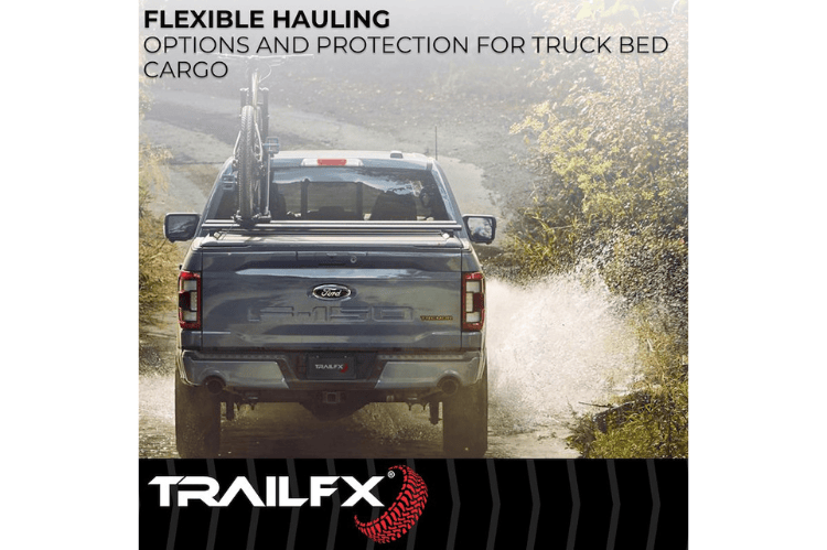 TrailFX RCI retractable tonneau cover TFX6001 for 2019-2026 Chevy Silverado 1500 5.8 bed durable retractable bed cover.