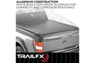 TrailFX RCI retractable tonneau cover TFX6001 for 2019-2026 GMC Sierra 1500 5.8 bed durable retractable bed cover.