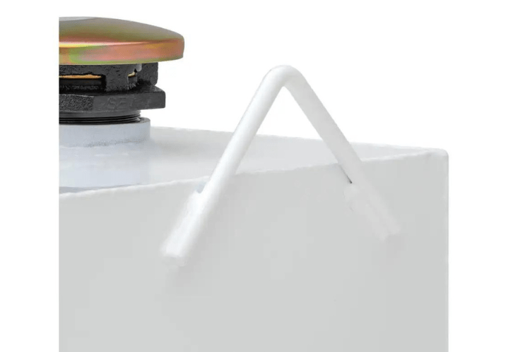 UWS ST-100-COMBO-W Chevy Silverado 2500HD/3500HD 1999-2019 100-Gallon Steel-Aluminum Combo Transfer Tank White