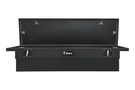 UWS SL-69-LP-MB-R Chevy Silverado 2500HD/3500HD 2001-2023 69" Aluminum Secure Lock Crossover Truck Tool Box with Low Profile and Rail Matte Black