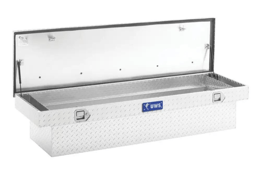 UWS TBS-69 Chevy Silverado 2500HD/3500HD 1999-2023 69" Crossover Truck Tool Box Bright Aluminum