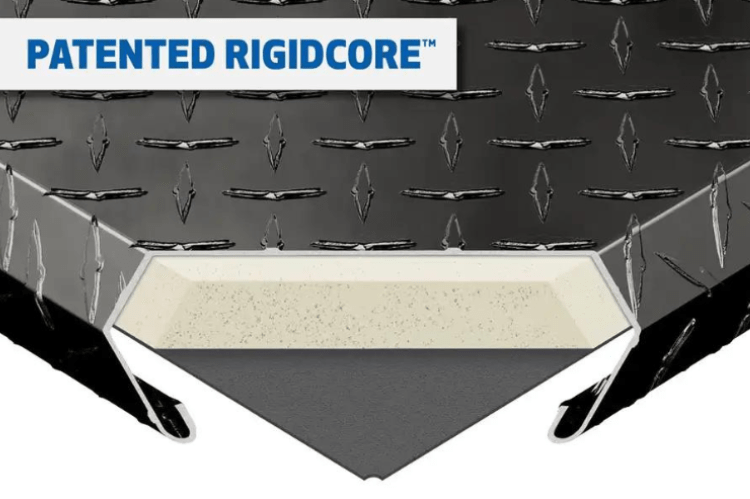 UWS TBS-69-BLK Dodge Ram 2500/3500 2011-2018 69" Aluminum Crossover Truck Tool Box Gloss Black