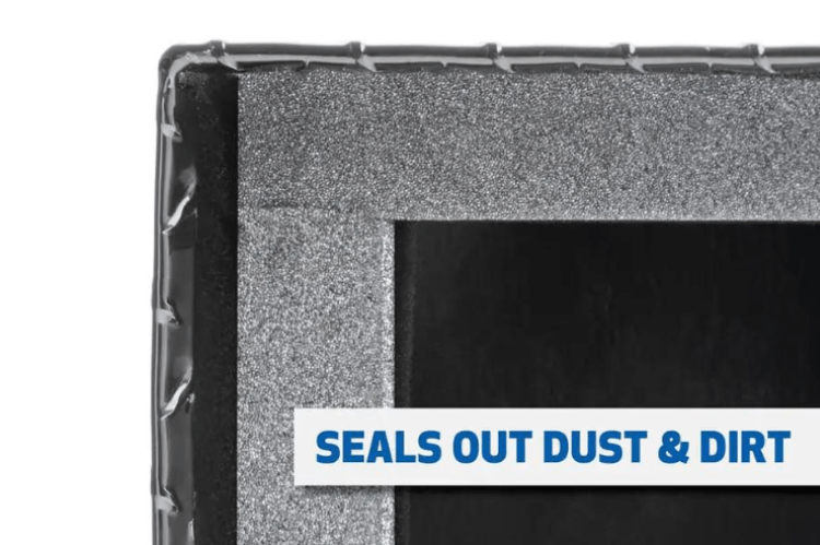 UWS TBS-69-BLK Dodge Ram 2500/3500 2011-2018 69" Aluminum Crossover Truck Tool Box Gloss Black