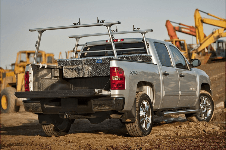 UWS TBS-72-LP Dodge Ram 2500/3500 2003-2023 72" Crossover Truck Tool Box with Low Profile Bright Aluminum