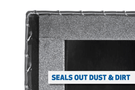 UWS TBSD-69-BLK Dodge Ram 2500/3500 2011-2018 69" Aluminum Deep Crossover Truck Tool Box Gloss Black