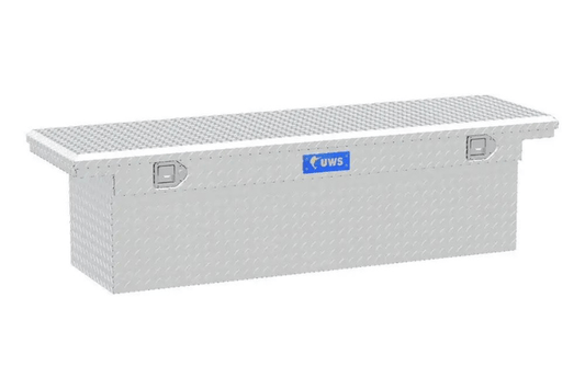 UWS TBSD-69-LP GMC Sierra 2500HD/3500HD 1999-2021 69" Deep Truck Tool Box with Low Profile Bright Aluminum