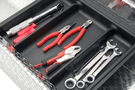 UWS TBSD-69-LP Dodge Ram 2500/3500 69" Deep Truck Tool Box with Low Profile - Bright Aluminum