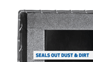 UWS TT-75-COMBO-BLK Dodge Ram 2500/3500 2003-2008 75-Gallon Combo Aluminum Fuel Transfer Tank Gloss Black