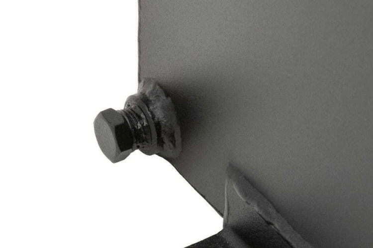 UWS TT-75-L-T-P-BLK Dodge Ram 2500/3500 75-Gallon L-Shape Aluminum Fuel Transfer Tank - Gloss Black