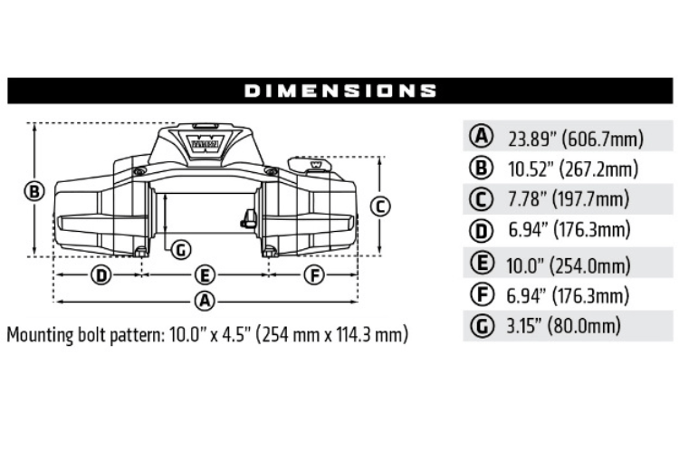 Warn ZEON XP 12-S 12000 lb truck winch, heavy-duty off-road recovery