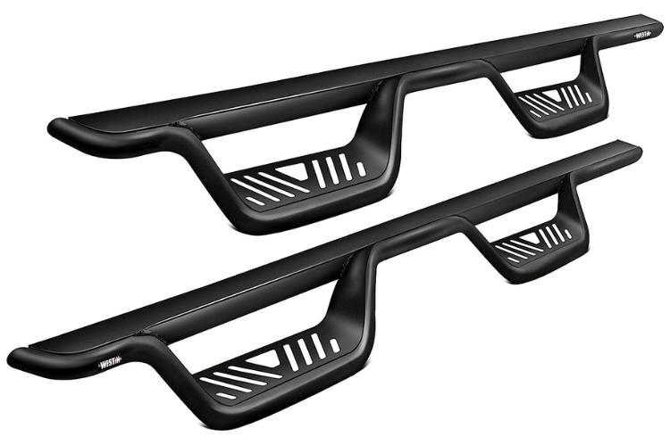 Westin 20-14125 2020-2023 GMC Sierra 2500/3500 Outlaw Drop Nerf Step Bars - Textured Black