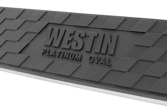 Westin 21-1685 1999-2014 Chevy Silverado 2500/3500 Platinum 4 Oval Nerf Step Bars - Black