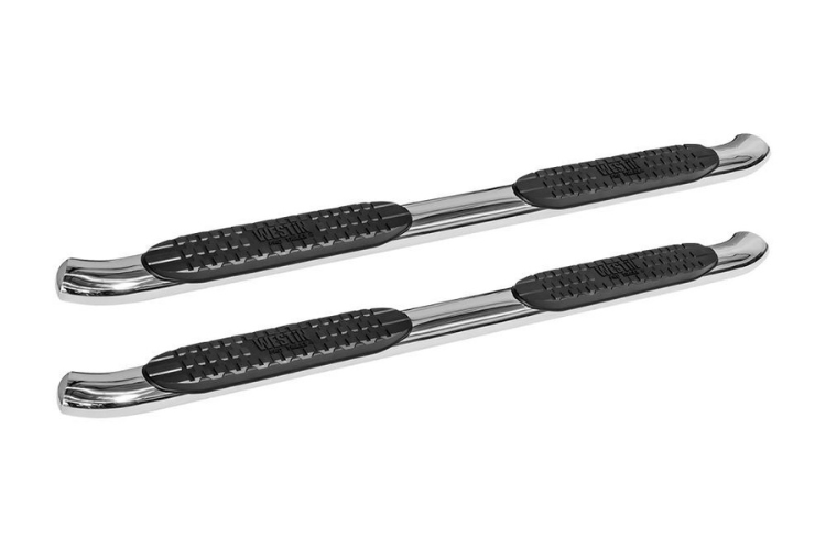 Westin 21-23850 GMC Sierra 2500HD/3500HD 2015-2019 Pro Traxx 4 Oval Nerf Bars Double Cab - Polished Stainless Steel