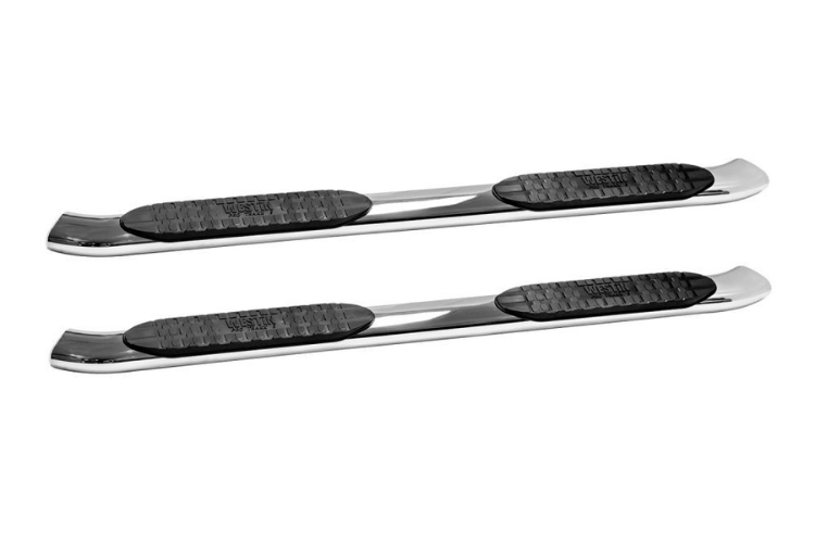 Westin 21-53710 GMC Sierra 2500HD/3500HD 2015-2019 Pro Traxx 5 Oval Nerf Bars Double Cab - Polished Stainless Steel