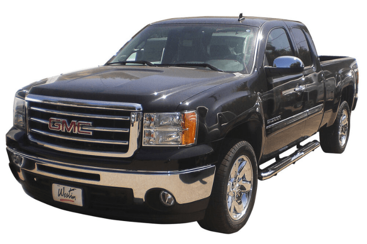 Westin 21-53710 GMC Sierra 2500HD/3500HD 2015-2019 Pro Traxx 5 Oval Nerf Bars Double Cab - Polished Stainless Steel