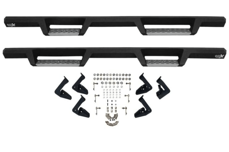 Westin 56-137252 GMC Sierra 2500HD/3500 2007-2019 HDX Stainless Drop Nerf Bars Crew Cab - Textured Black