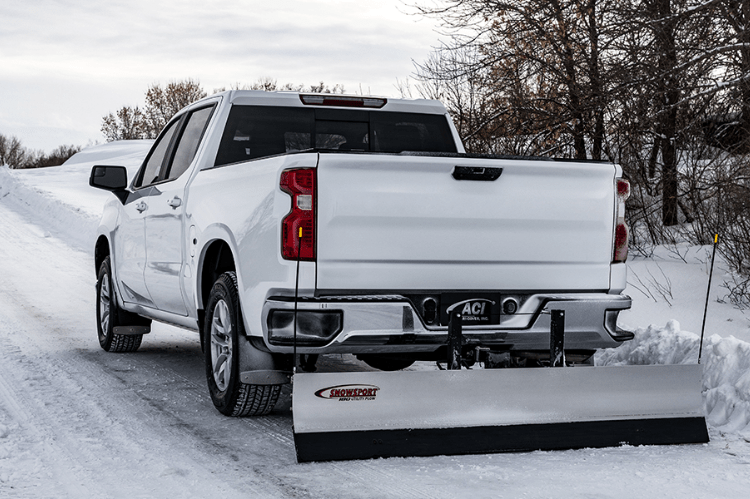 Access 80670 SnowSport 180 truck snow plow, a reliable residential snow plow and easy-to-use snow plow attachment for truck
