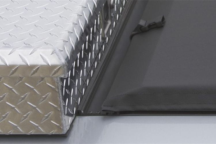 Access Toolbox soft roll up tonneau cover 62369 for 2019-2026 Chevy Silverado 1500 durable toolbox roll up bed cover
