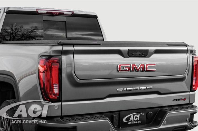 Access Toolbox soft roll up tonneau cover 62369 for 2019-2026 GMC Sierra 1500 durable access toolbox roll up truck bed cover
