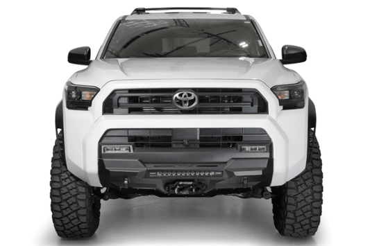 ADD Stealth center mount front winch bumper F710343070103 for 2025–2026 Toyota 4Runner, steel construction for rugged protection.